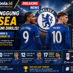 Nomor Punggung Chelsea 2026/2027 Resmi Dirilis, João Pedro Pakai Nomor 9