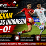 Vietnam Tampil Dominan, Timnas Indonesia Takluk 0-3 di Hadapan Pendukung Sendiri